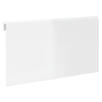 vidaXL Mesa de pared plegable contrachapada blanco brillo 100x60x56 cm