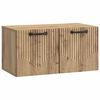 vidaXL Mueble para TV de pared 59,5 x 31 x 30 cm Roble artisan