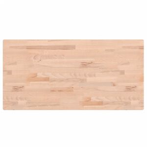 vidaXL Encimera de ba&ntilde;o madera maciza de haya 80x40x1,5 cm