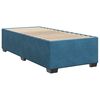 vidaXL Cama box spring con colch&oacute;n terciopelo azul 90x190 cm