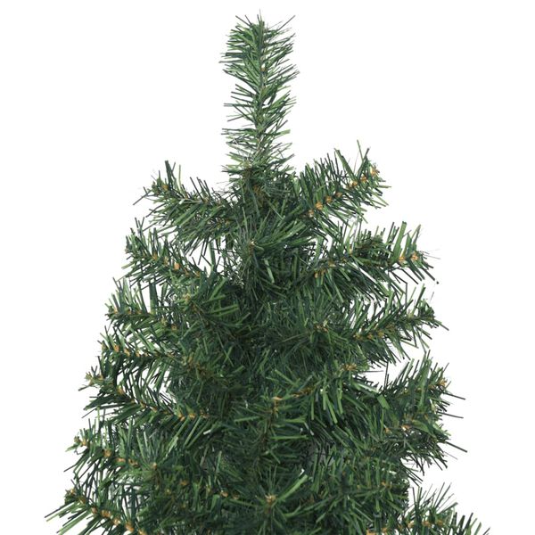 vidaXL &Aacute;rbol de Navidad estrecho con soporte PVC 300 cm