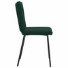 vidaXL Sillas de comedor 6 unidades terciopelo verde oscuro