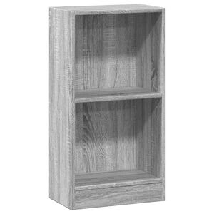 vidaXL Estanter&iacute;a de madera de ingenier&iacute;a gris Sonoma 40x24x76 cm