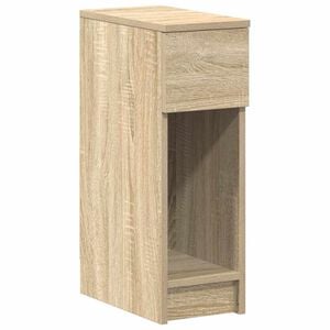 vidaXL Mesilla de noche con caj&oacute;n roble sonoma 20x36x60 cm
