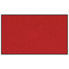 vidaXL Felpudo Otro Rojo y Negro 90 x 150 cm Polipropileno y vinilo