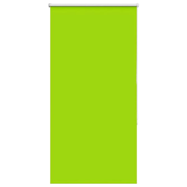 vidaXL Estor Enrollable Opaco hojas verde 75x150 cm Tela Ancho 70,7 cm