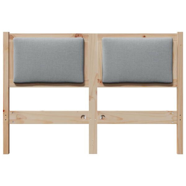 vidaXL Cabecero Otro Marr&oacute;n 135 cm Madera maciza de pino