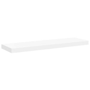 vidaXL Estante flotante de pared MDF blanco 80x23,5x3,8 cm