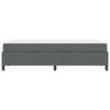 vidaXL Cama tipo Box Spring Gris oscuro 120 x 200 cm tela