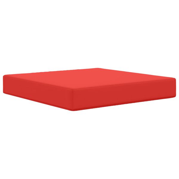 vidaXL Coj&iacute;n para sof&aacute; de exterior 3 pcs Rojo Poli&eacute;ster