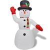 vidaXL Mu&ntilde;eco de nieve inflable 240 cm