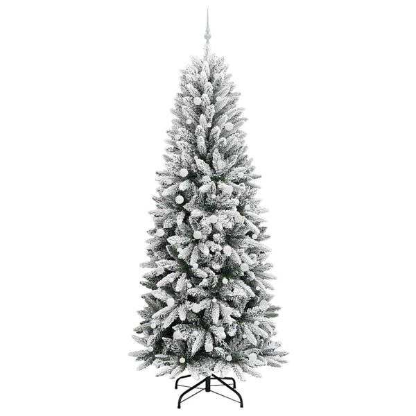 vidaXL Árbol de Navidad artificial 240 cm PVC y Plástico y Acero y PE