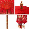 vidaXL Parasol Balin&eacute;s Rojo 215 x 215 x 260 cm Algod&oacute;n