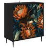 vidaXL Aparador LOCHEM Roble Negro 69 x 33 x 76 cm