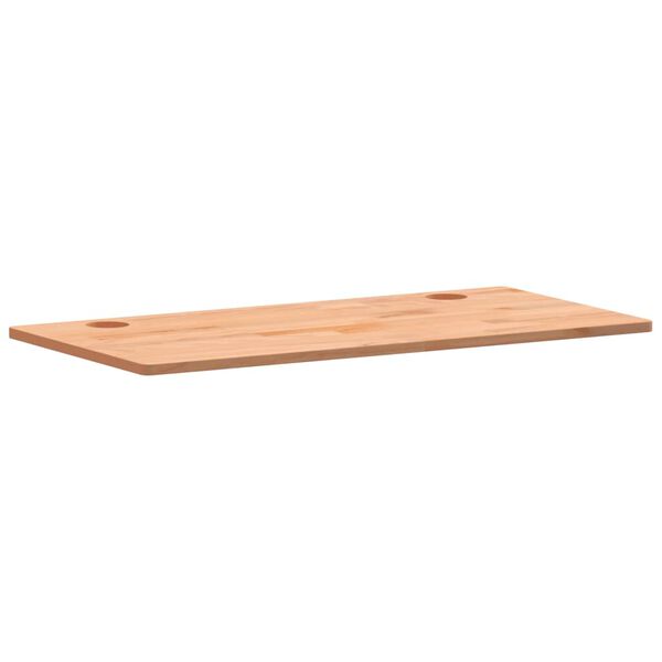 vidaXL Tablero de escritorio madera maciza de haya 100x50x1,5 cm