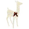 vidaXL Reno Navide&ntilde;o 3D LOVIISA 200 LED Blanco C&aacute;lido 96 x 40 x 140 cm