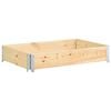vidaXL Collar de caja de pallet madera maciza de pino 80x120 cm