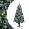 vidaXL &Aacute;rbol de Navidad artificial Verde 180 cm PVC y Acero y Pl&aacute;stico