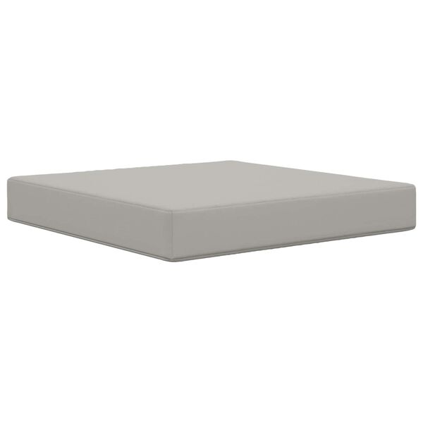 vidaXL Coj&iacute;n para sof&aacute; de exterior 2 pcs Gris Poli&eacute;ster