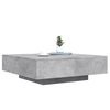 vidaXL Mesa de centro madera de ingenier&iacute;a gris hormig&oacute;n 100x100x31 cm
