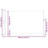 vidaXL Toldo lateral retr&aacute;ctil de jard&iacute;n marr&oacute;n 170x300 cm