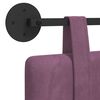 vidaXL Cabecera Colgante Morado 210 x 55 x 5 cm Terciopelo