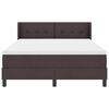 vidaXL Cama tipo Box Spring Marr&oacute;n Oscuro 200 x 140 cm Poli&eacute;ster