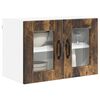 vidaXL Mueble de Cocina con puerta 2 pcs Roble ahumado 60 x 31 x 40 cm