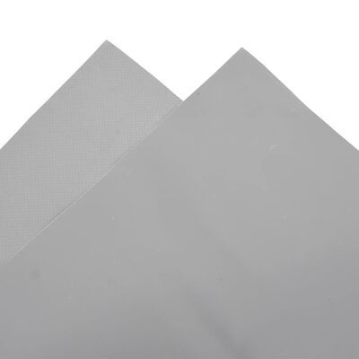 vidaXL Lona gris 3,5x5 m 650 g/m²