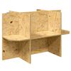 vidaXL Base de Terrario Marr&oacute;n 80 x 50 x 50 cm OSB