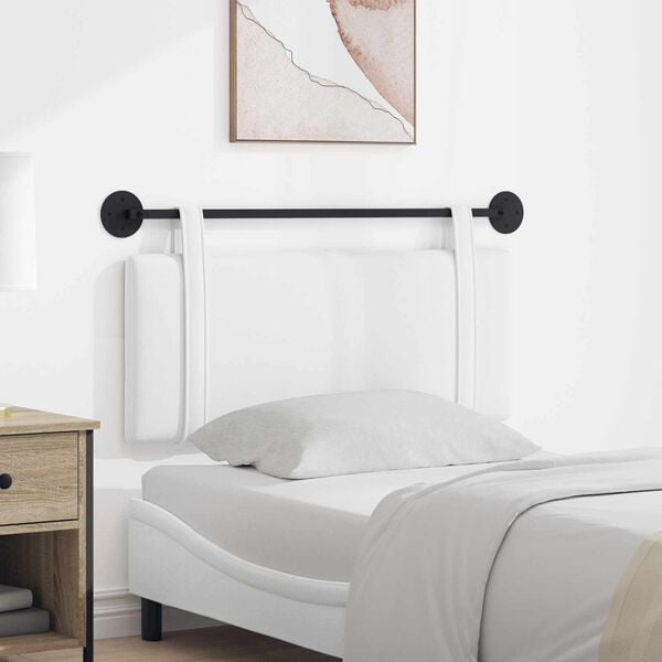 vidaXL Cabecera Colgante Montaje en la pared Liso 110 x 55 x 5 cm tela