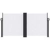 vidaXL Toldo lateral retr&aacute;ctil blanco 120x600 cm