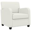 vidaXL Sill&oacute;n Blanco Cuero sint&eacute;tico
