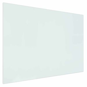 vidaXL Placa de vidrio para chimenea Transparente 80 x 60 cm Cristal