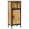 vidaXL Mueble de ba&ntilde;o madera maciza de mango y hierro 40x27x90 cm