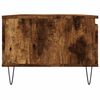 vidaXL Mesa de centro madera contrachapada roble ahumado 90x50x36,5 cm