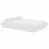 vidaXL Estructura de cama madera maciza blanca 140x200 cm