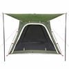 vidaXL Tienda de campa&ntilde;a 4 personas impermeable apertura r&aacute;pida verde