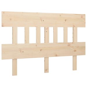 vidaXL Cabecero de cama madera maciza de pino 163,5x3x81 cm
