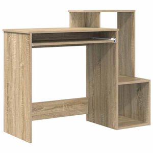 vidaXL Escritorio Roble Sonoma 106 x 41 x 88.5 cm Madera de ingenier&iacute;a