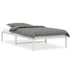 vidaXL Estructura de cama sin colch&oacute;n metal blanco 100x190 cm