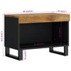 vidaXL Mueble de TV madera maciza de mango 60x33x43,5 cm