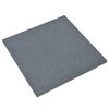 vidaXL Losetas de goma protección de caídas 18 uds gris 50x50x3 cm