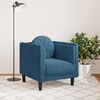vidaXL Sillón con cojín terciopelo azul