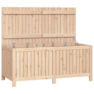 vidaXL Caja de almacenaje jard&iacute;n madera maciza de pino 147x68x64 cm