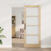 vidaXL Puerta Corredera ORKDAL Natural 83 x 211 cm