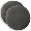 vidaXL Coj&iacute;n con almohada HEERLEN 2 uds. Gris oscuro Terciopelo