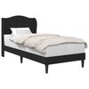 vidaXL Estructura de cama Negro 90 x 190 cm Cuero sint&eacute;tico
