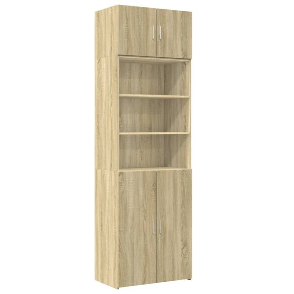vidaXL Armario de madera de ingenier&iacute;a roble Sonoma 70x42,5x225 cm