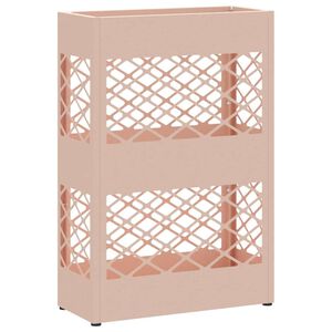 vidaXL Soporte para sombrilla Rosa 28 x 12 x 41 cm Acero